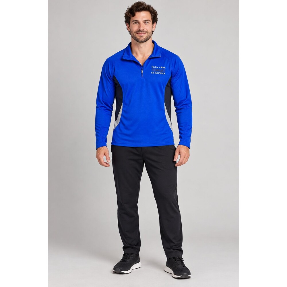 Topcool Blue Edinburgh Half Marathon Long Sleeve Athletic Top
